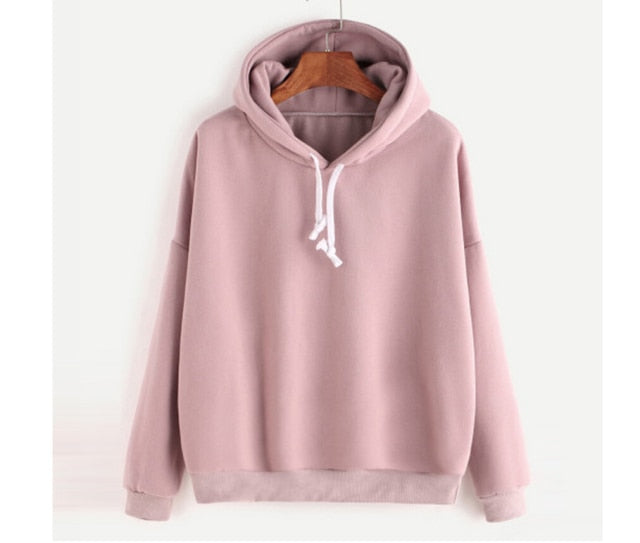 Plain Pullover Hoodie